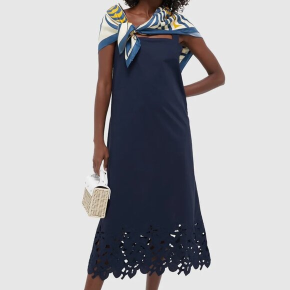 Tuckernuck - Navy Cotton Eyelet Moria Dress - New With Tags! - Picture 4 of 4